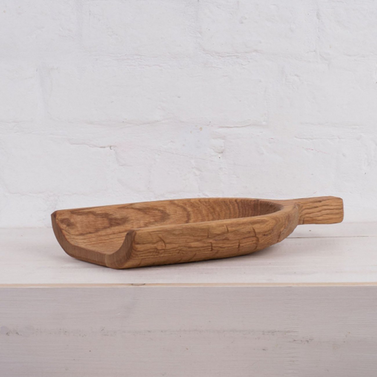 Деревянное блюдо коричневое "Лопата" 20 см FUGA ECO WOOD 123590 Коричневый  - Вид №1