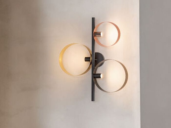 Окрашенный металлический настенный / потолочный светильник RIFLESSI Led Loop ARCH-00024261