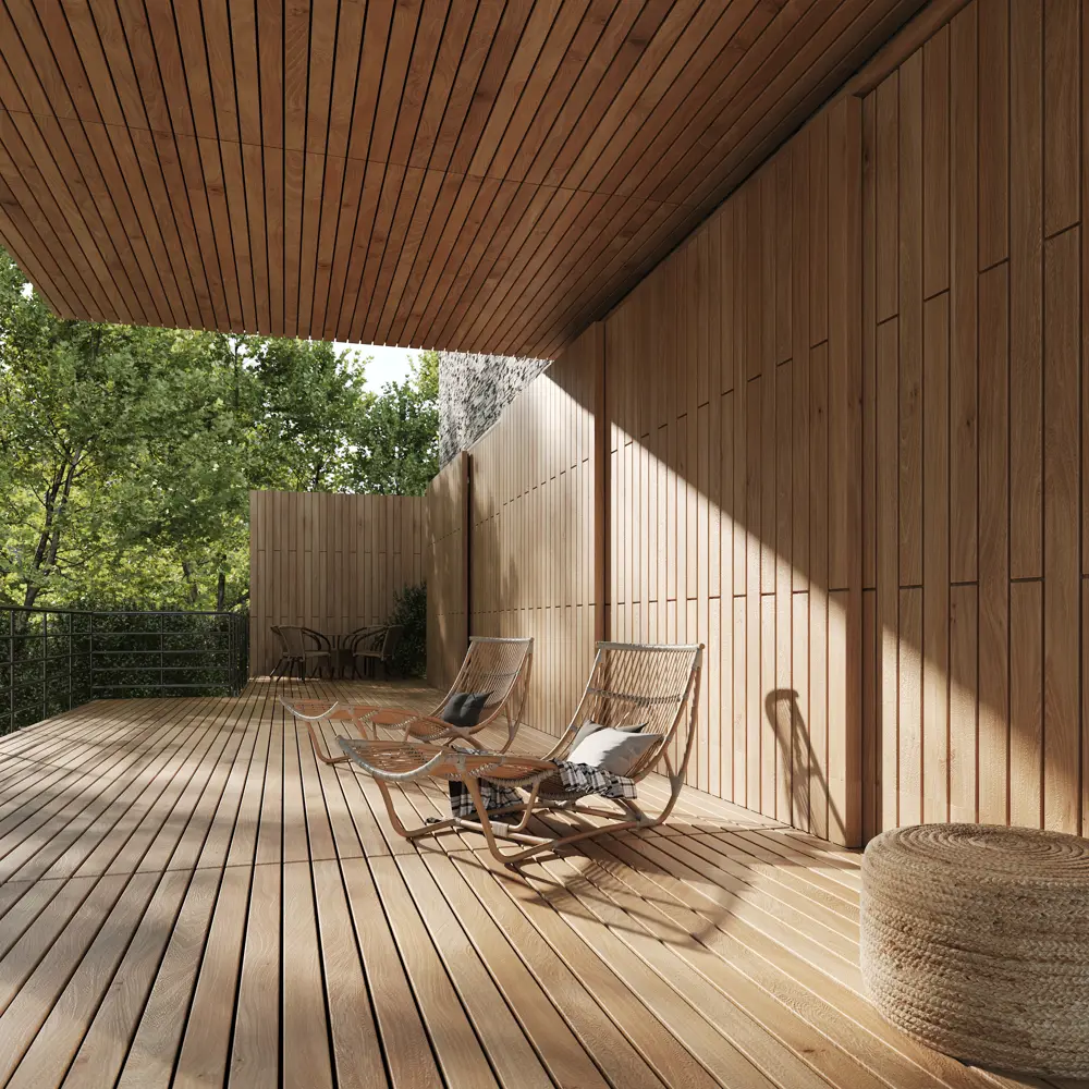 Santreyd Планкен из лиственницы для фасада и интерьера 20х140х3000 мм 82270898 STLM-0023636 - Вид №6