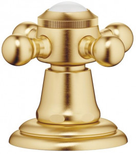 29140360-28 Переключатель на два положения для монтажа на борту ванны или на краю плитки - латунь сатинированная Dornbracht Madison