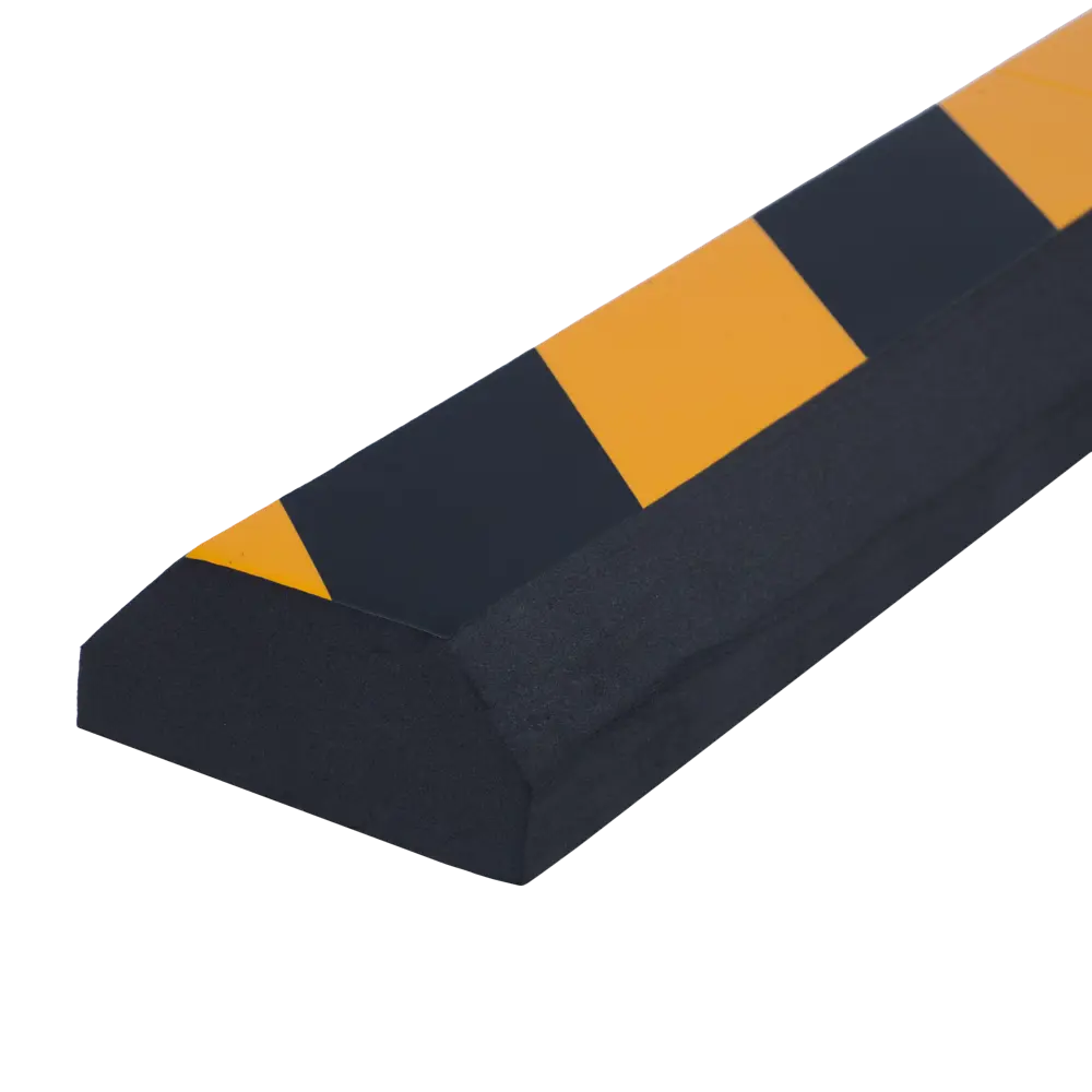 Демпфер для стен Standers мягкий, 50x7 см, цвет чёрный/жёлтый, 2 шт. 82190163 STLM-2140601 