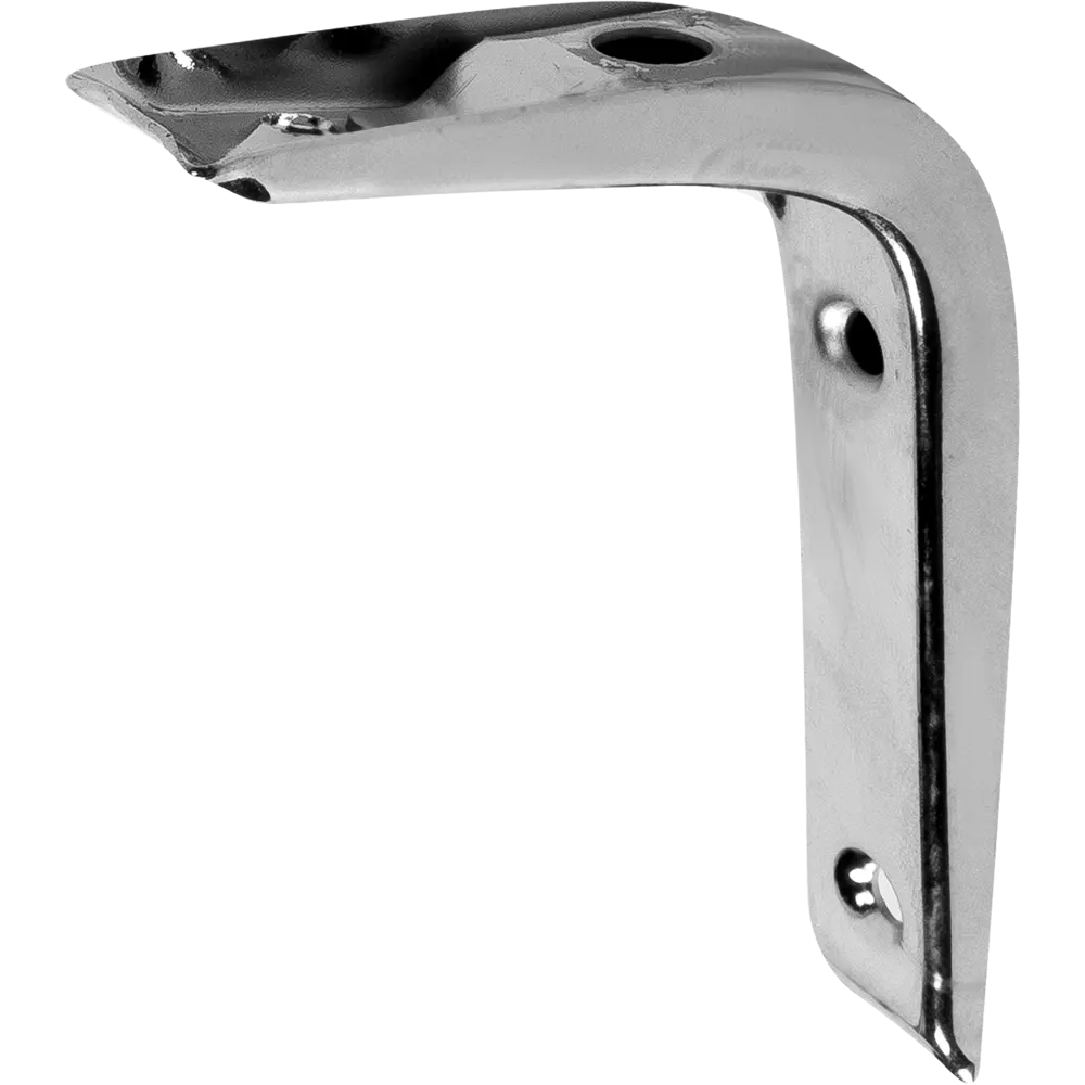 Кронштейн для полки Ренифорс 10x7.5 см нагрузка до 15 кг металл цвет хром LARVIJ STLM-2143885