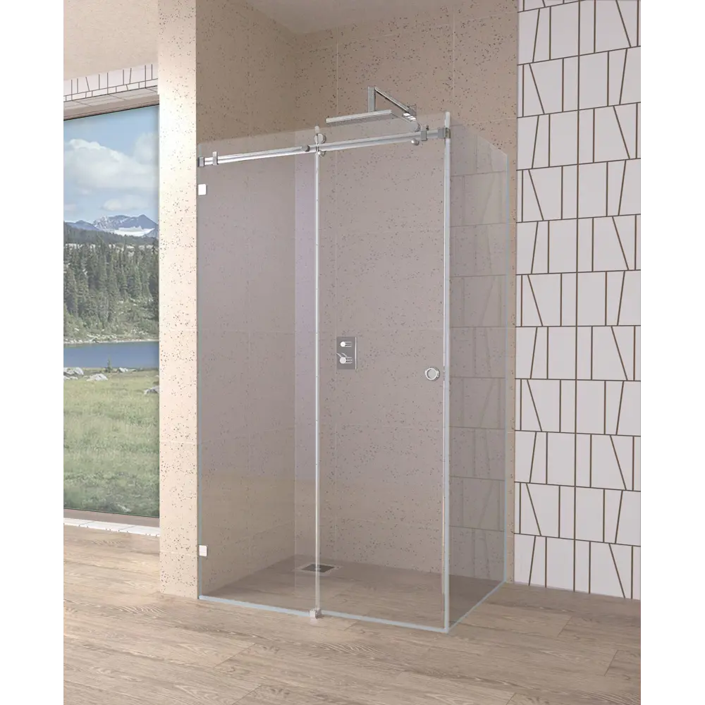 Santreyd Боковая душевая панель Премиум 195×80 см со шлифованным стеклом 82301608 STLM-0024148