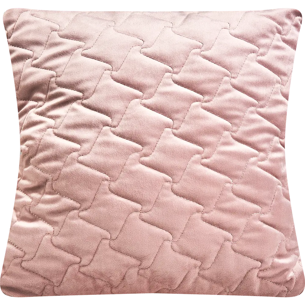 Подушка декоративная Linen Way Verona 50x50 см цвет розовый Kiss 5 STLM-2159969