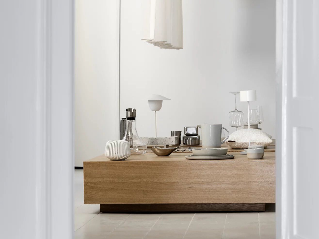 Прямоугольный журнальный столик из дуба blomus Goba ARCH-00037345 - Вид №9