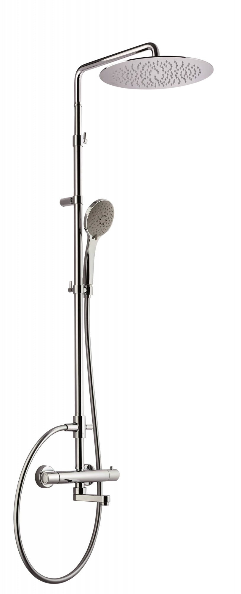 00-1970-N-CR CARIMALI Rigoletto телескопическая с изливом, душевая лейка MySlim 