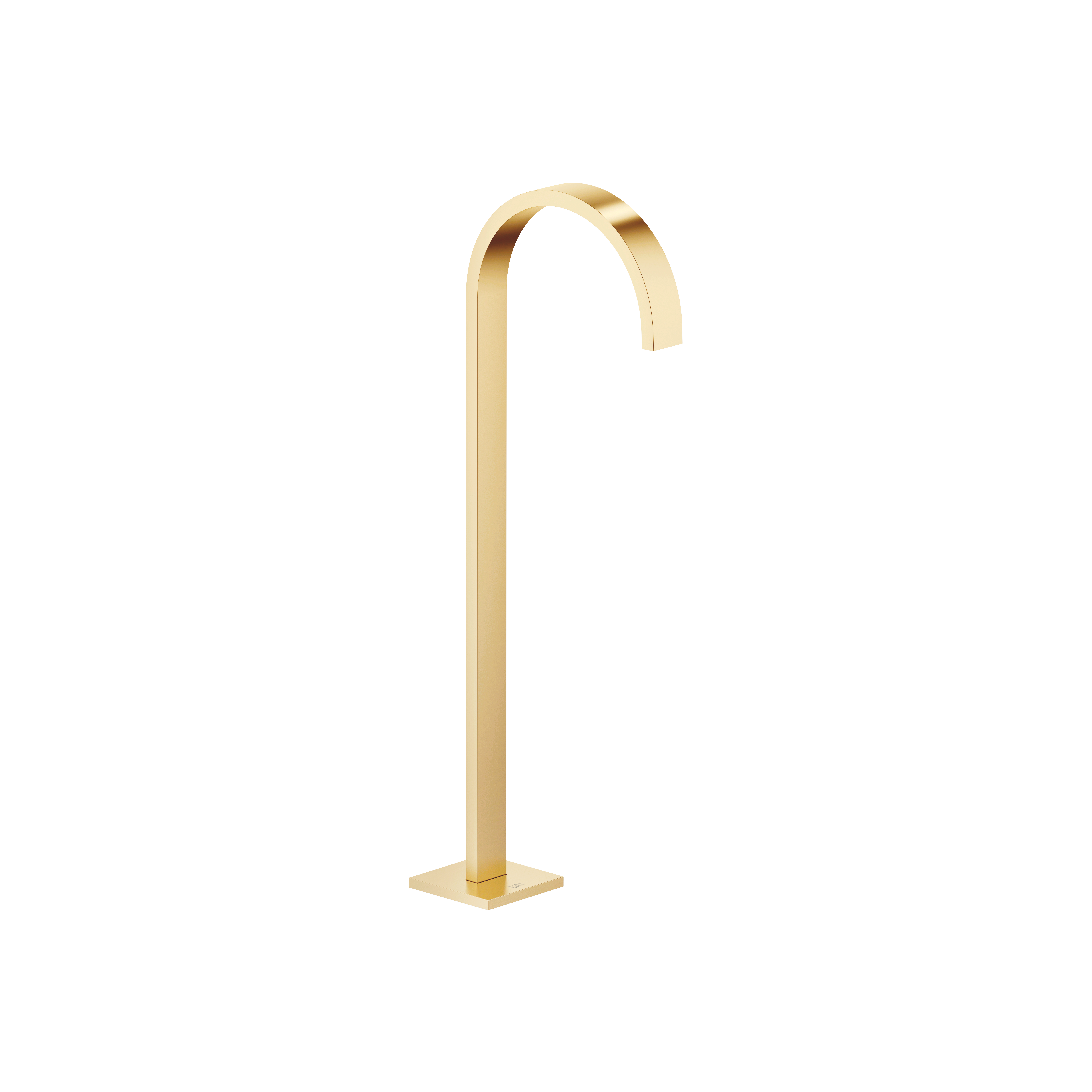 MEM Излив для ванны без переключателя, для отдельностоящей установки - матовая дюрбрасс (золото 23 карата) DornBracht 13672780-28