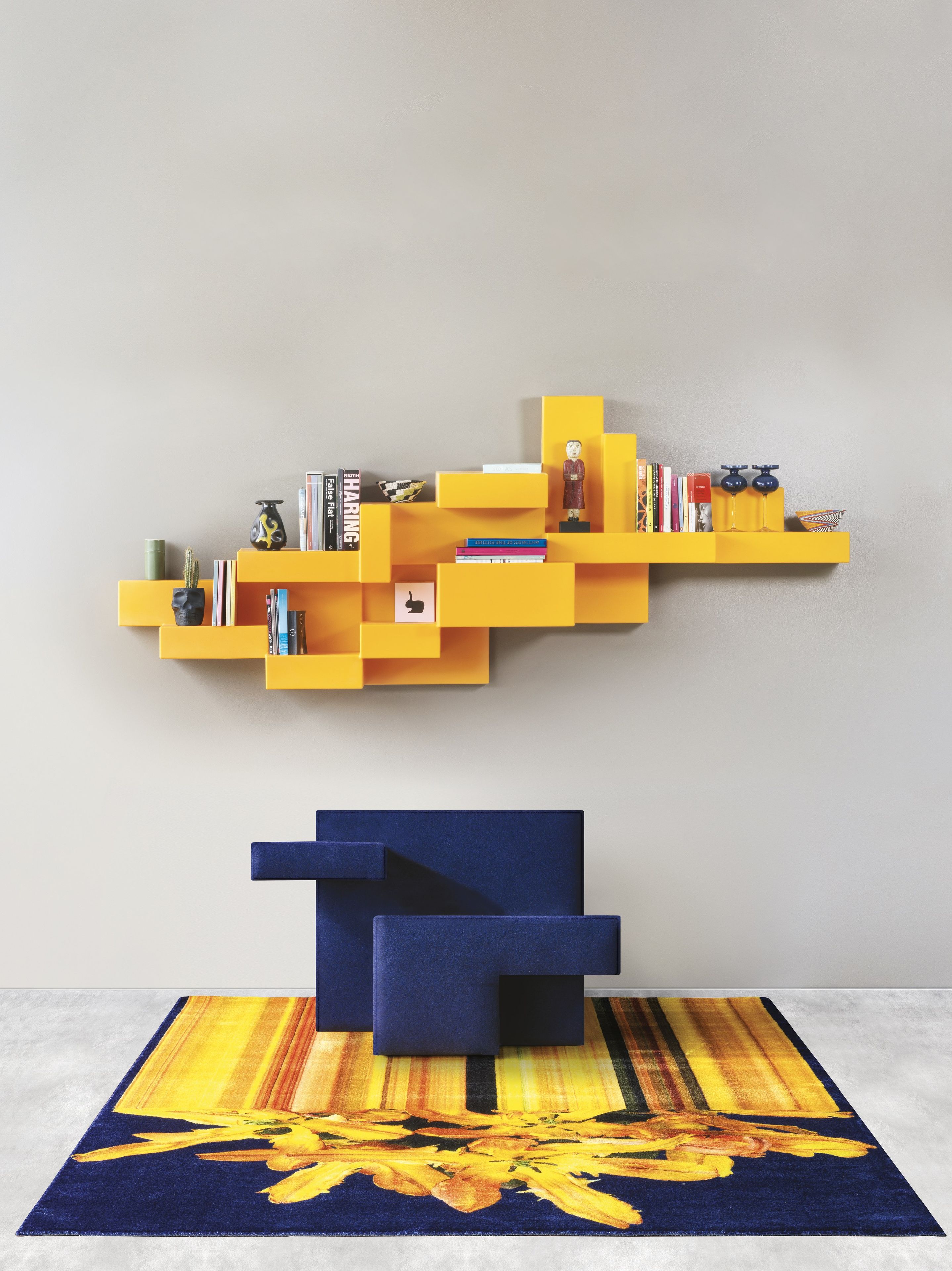 Подвесной книжный шкаф из полиэтилена Qeeboo Примитивная ARCH-00122855 - Вид №4