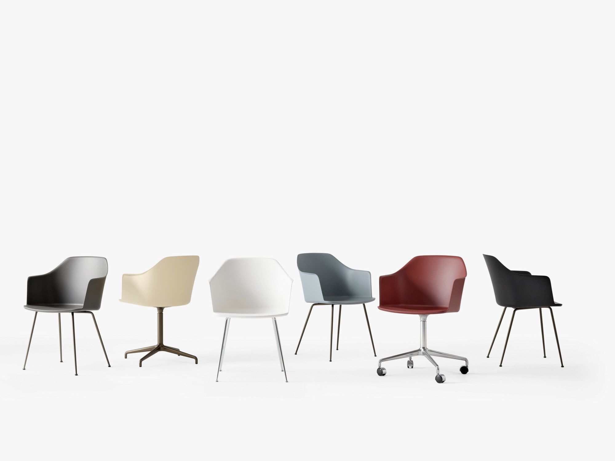 Офисное кресло из полипропилена с 4 спицами &Tradition Rely ARCH-00116986