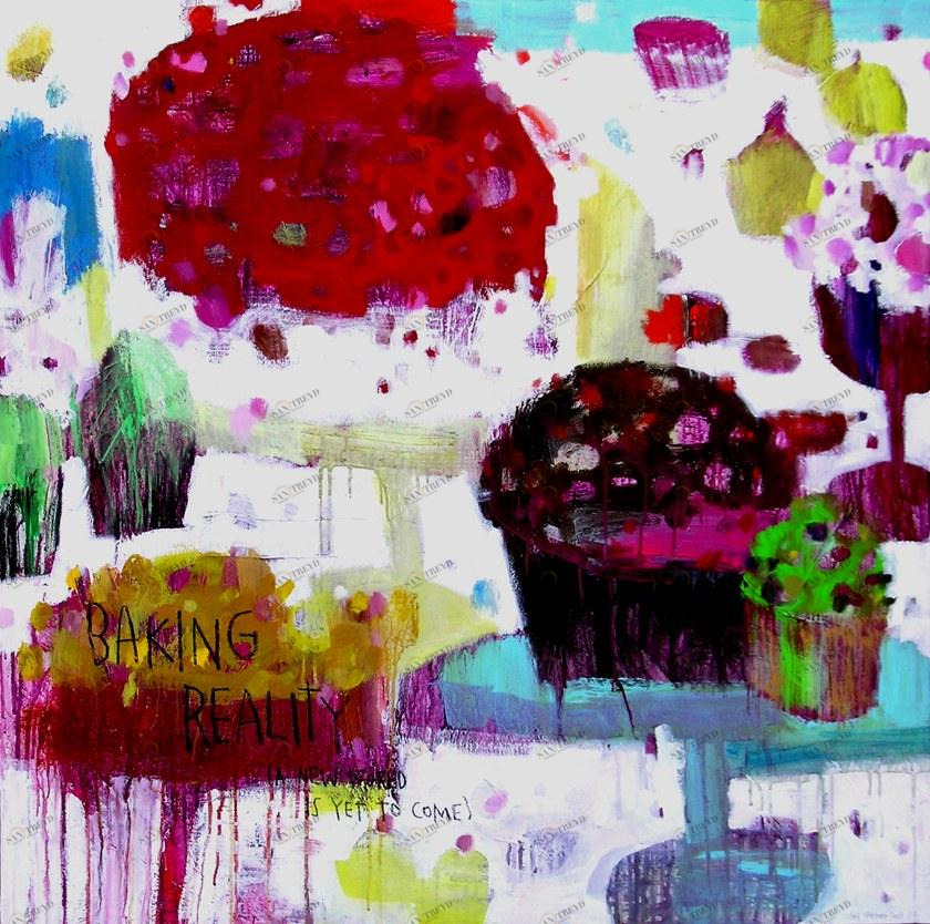 ICI ET LÀ Я акрил твоя ткань The catman Ac100-57