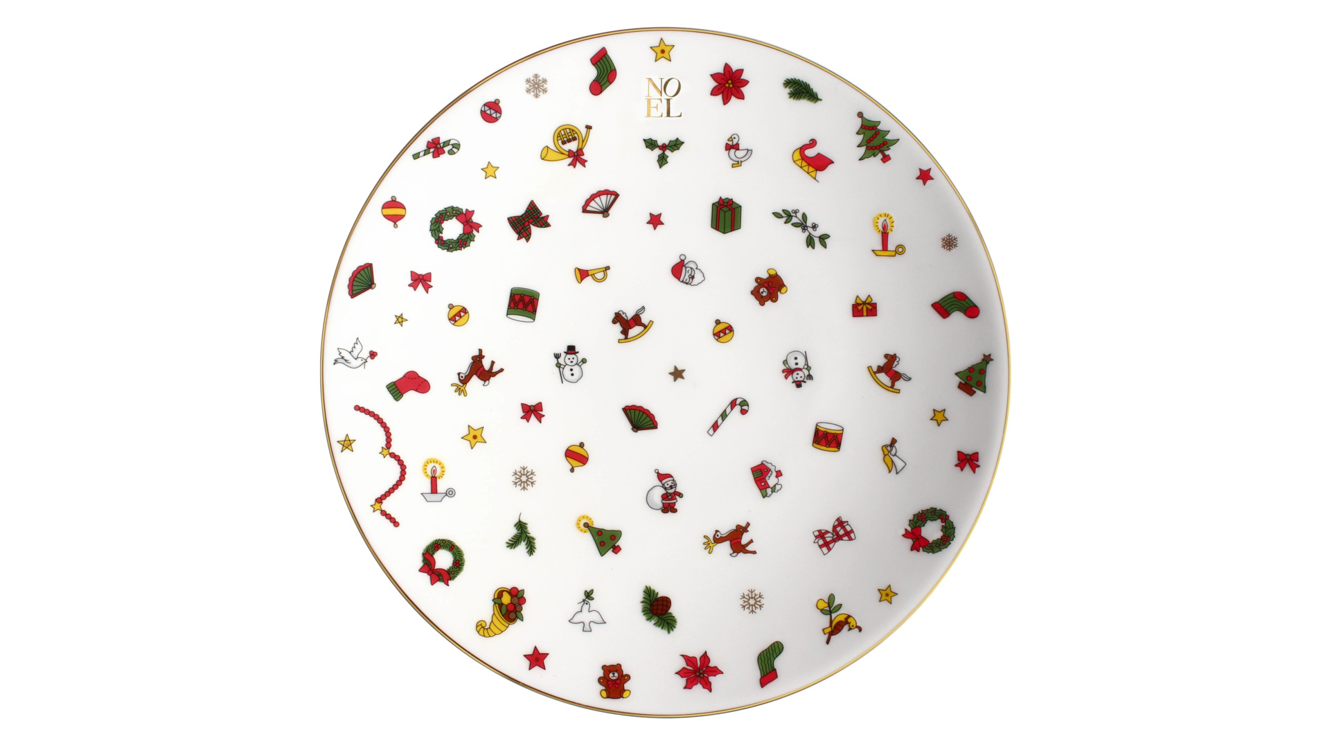 10668233 Taitu Сервиз столовый Taitu "Новый год" на 6 персон 14 предметов Фарфор  - Вид №4
