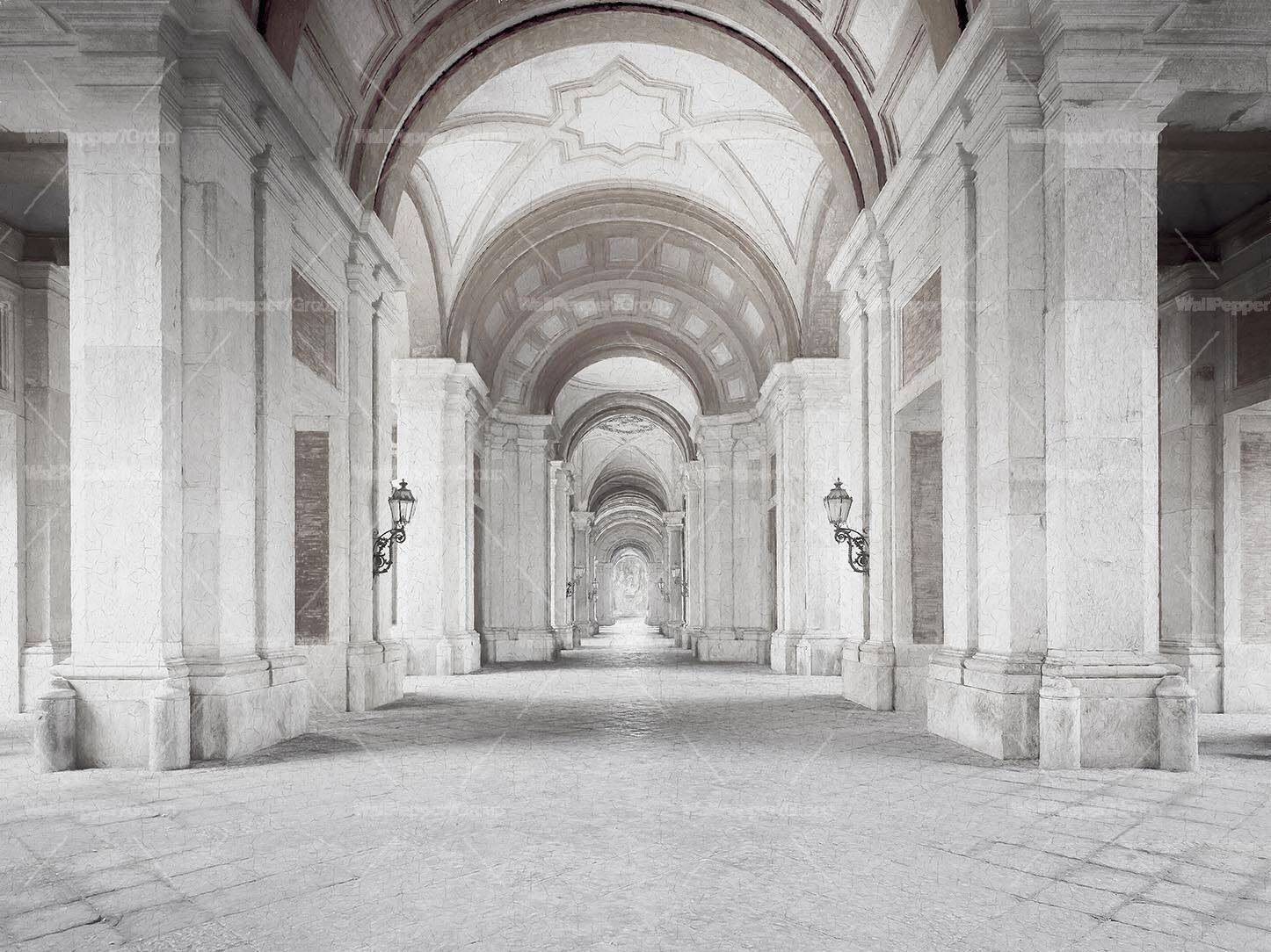 Классические обои, ПВХ бесплатно, экологически чистые, моющиеся WallPepper KRONOS ARCH-00142926 - Вид №1