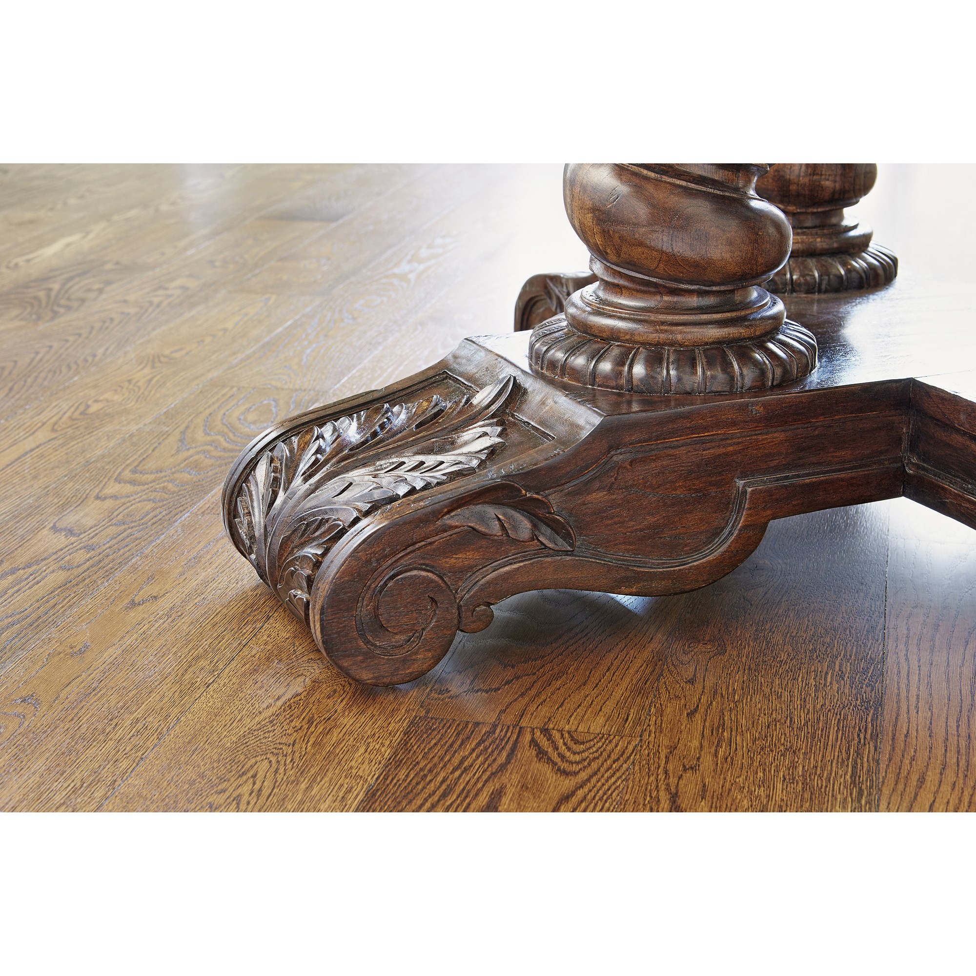 Обеденные столы 17501-600-086 Castilian Round Dining Table - 86" Ambella  - Вид №2