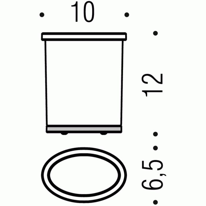 B2841 Стакан настольный COLOMBO LAND Colombo Design - Вид №2