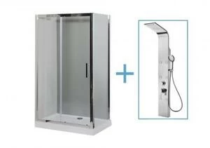 Душевой уголок Aquanet Delta NPE1131 150x80 (+ панель Aquanet Galaxy Shine)