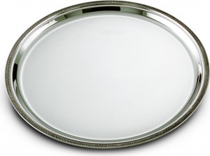 84287 Schiavon Поднос круглый 30см "Империал" (серебро 925пр) Серебро 925