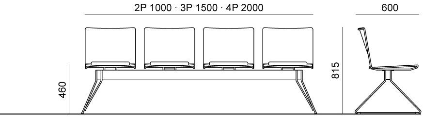 Diemmebi Сиденье на тканевой балке Lafilò sun-id-1499705 - Вид №3