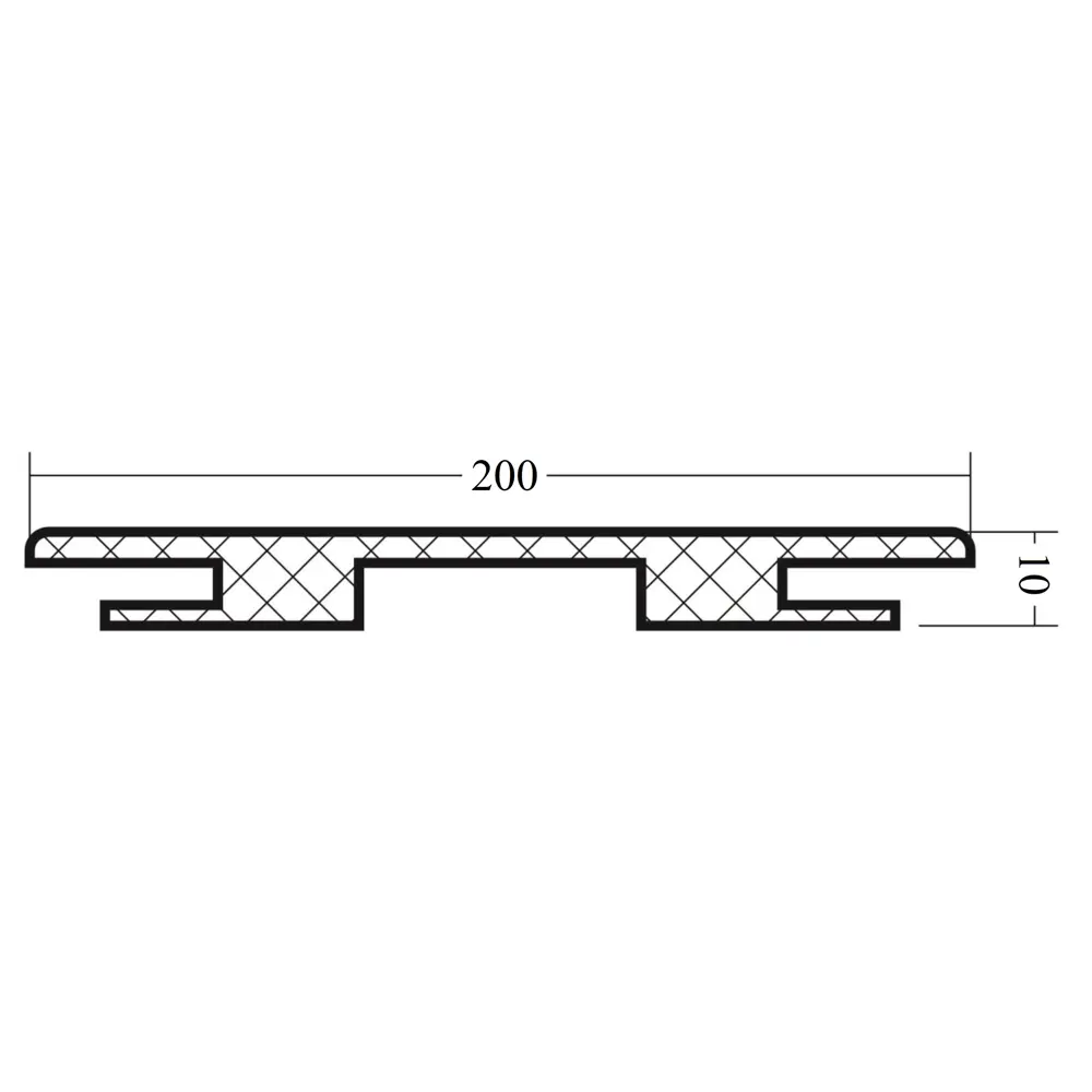 Добор телескопический Канзас/Опал 10x200x2150 мм ПВХ ламинация цвет дуб европейский серый 83972668 STLM-2055528 VELLDORIS  - Вид №3