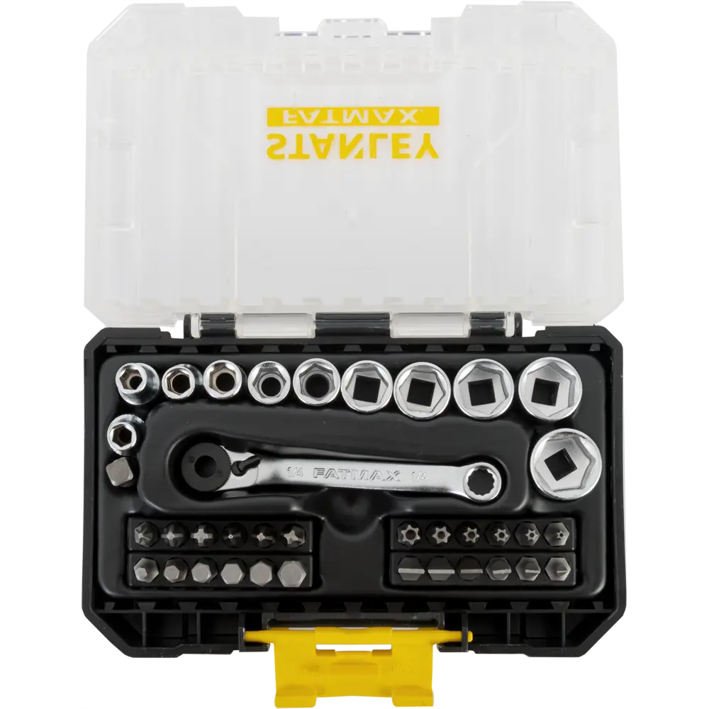 Набор торцевых головок с ключом Stanley Fatmax FMMT19101-0 1/4 дюйма, 37 шт STLM-2099218 - Вид №2