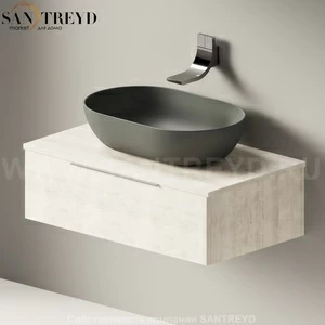 Flaminia BOX Настенная тумба для раковины 85 см с 1 ящиком BX993.WR