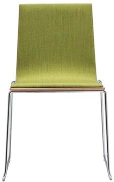 Andreu World Стул штабелируемый на санках из дуба Lineal Si0582 - Вид №17