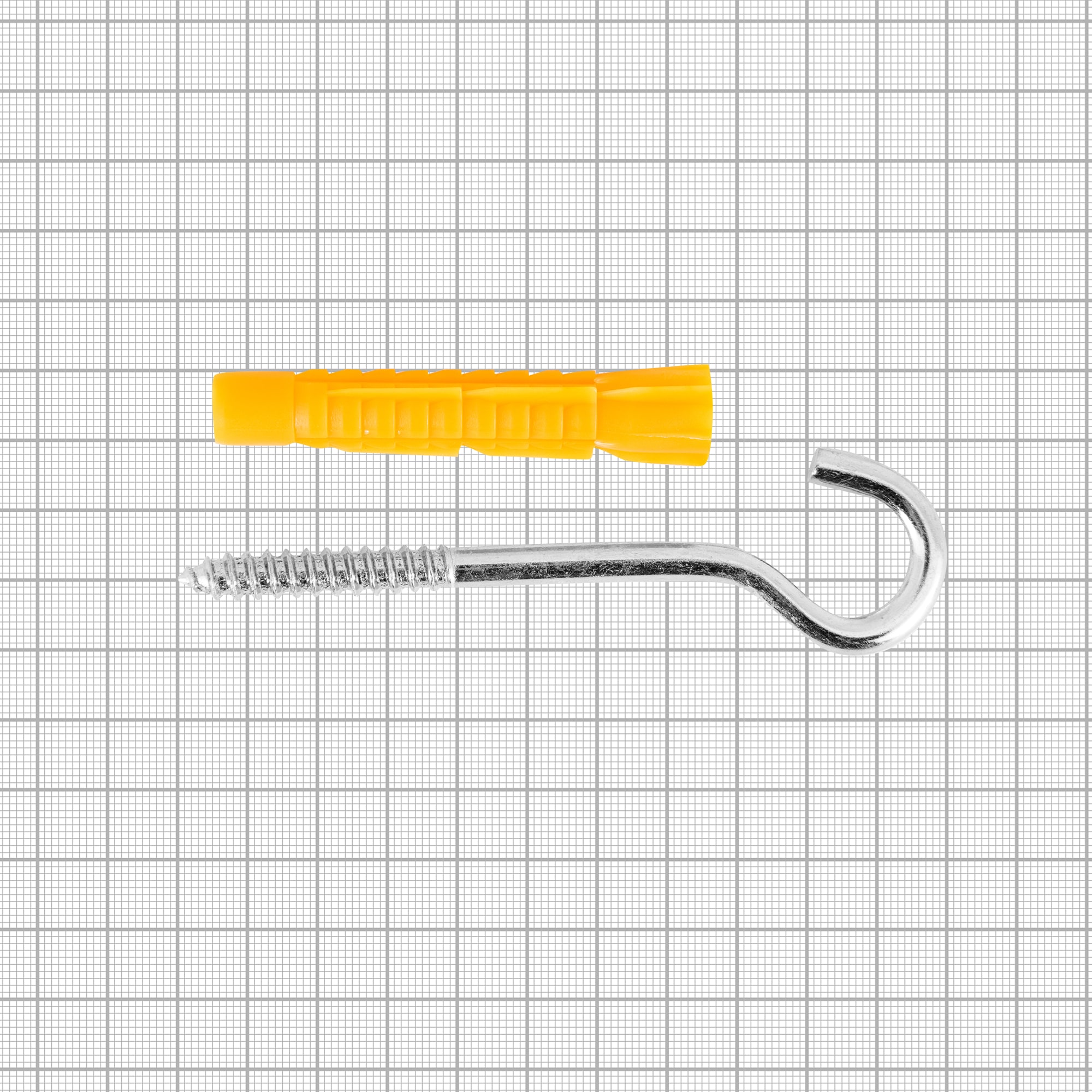 14271258 Шуруп-полукольцо универсальный дюбель 8х80 мм полипропилен 2 шт Santreyd  - Вид №2
