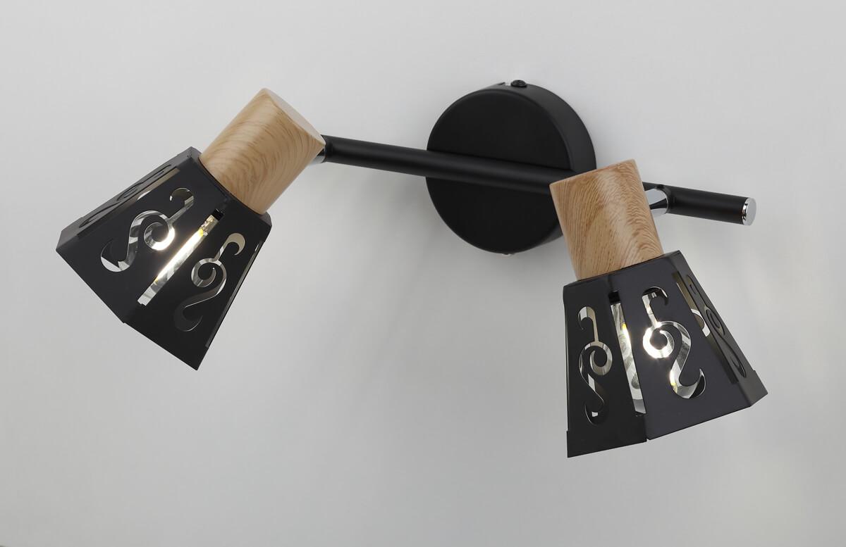 Спот настенный черный Rivoli Notabile 7005-702 RIVOLI NOTABILE 00-3926659 Черный  - Вид №3