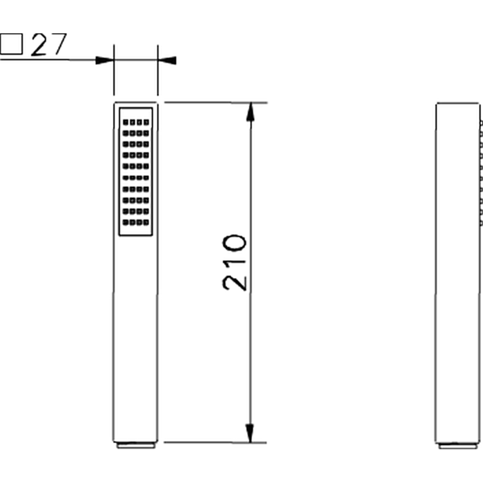 05.DO.21.CR Душевая лейка Huber Shower Santreyd - Вид №1