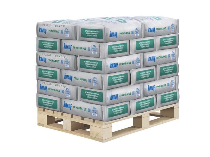 Штукатурка цементная Кнауф Грюнбанд 25кг Knauf Italia 380 - Вид №1