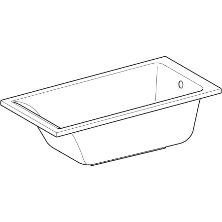 554.303.01.1 Прямоугольная ванна Geberit Renova Plan Geberit  - Вид №16