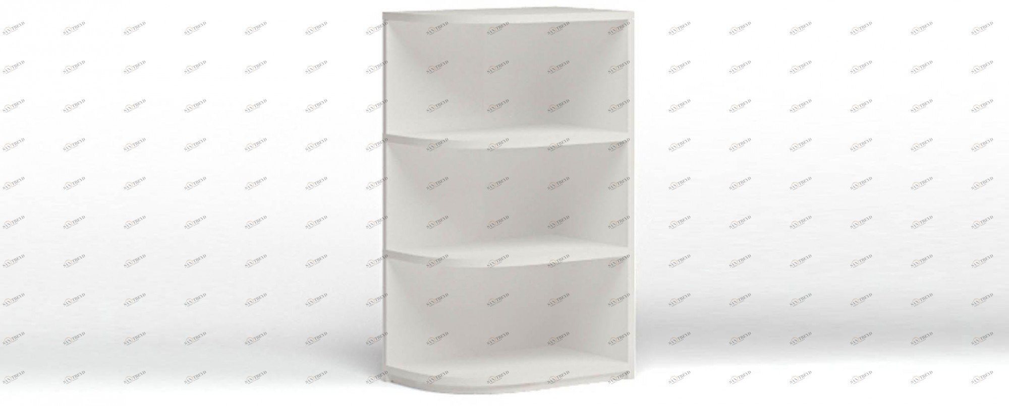 Угловой стеллаж ABC-KING для комода белый 4631147959201