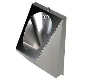 46262 Настенный писсуар, уринал с мушкой PURUS Steel - Вид №1