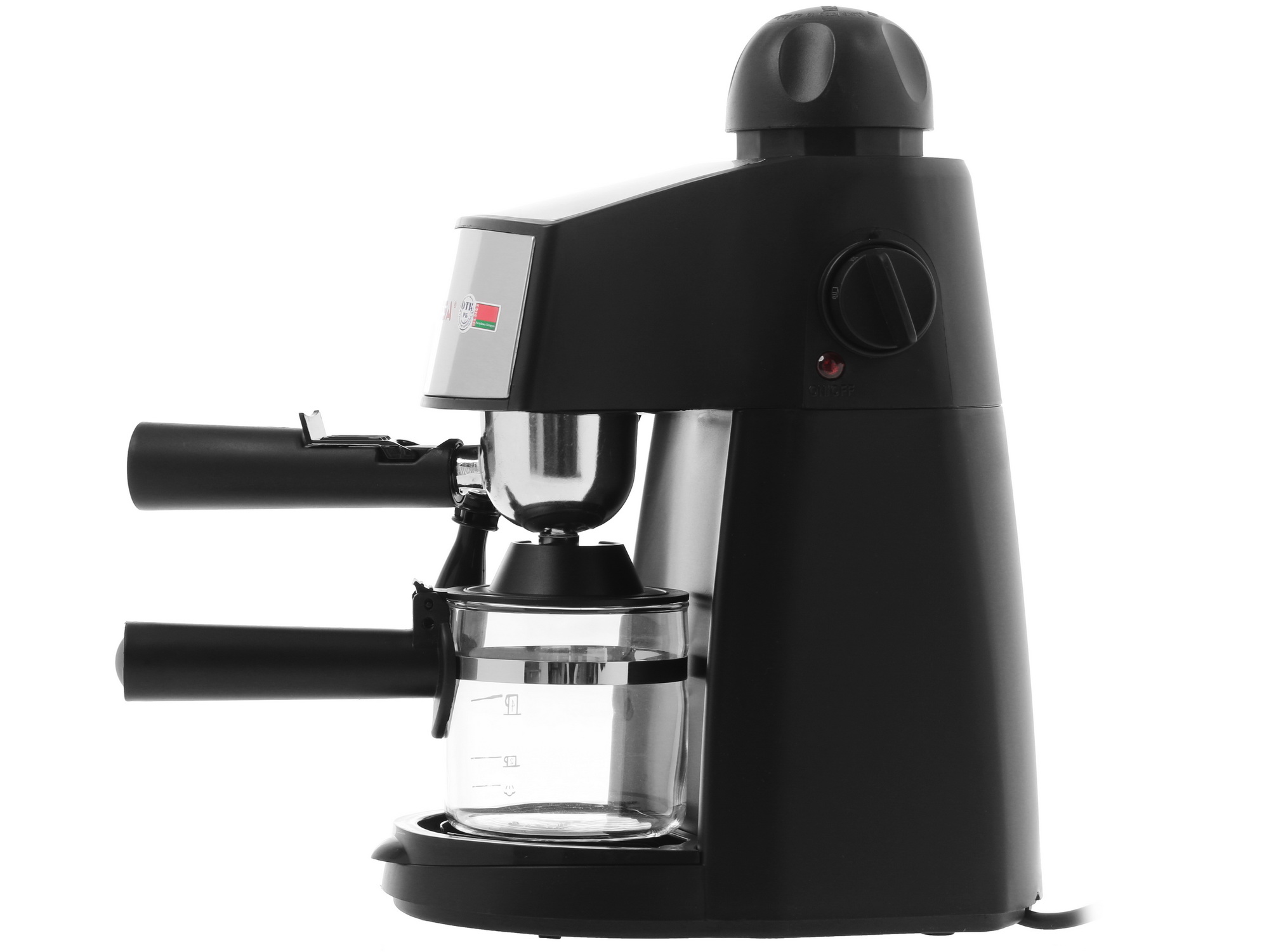 1085143 Кофеварка рожковая Aresa AR-1601 черный STDN-0093429 - Вид №4