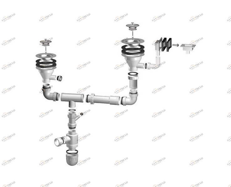 289220 Слив 3½ с универсальным переливом Испания Teka 