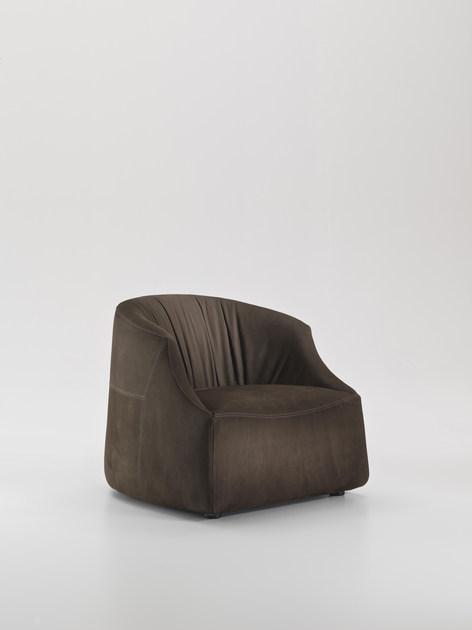 i 4 Mariani Мягкое кожаное кресло с подлокотниками Blob sun-id-1387200 - Вид №7