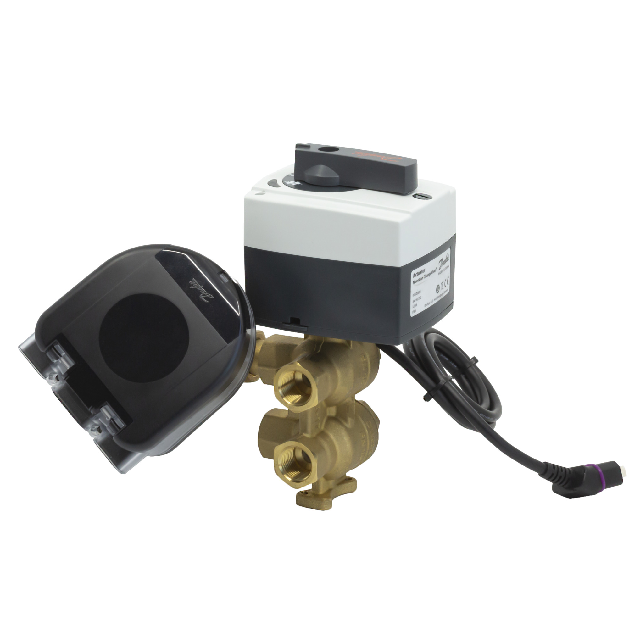 Danfoss Электроприводы редукторные для клапанов AQT/AQF Электропривод аналоговый AME 110NL, 24В 082H8057  - Вид №32