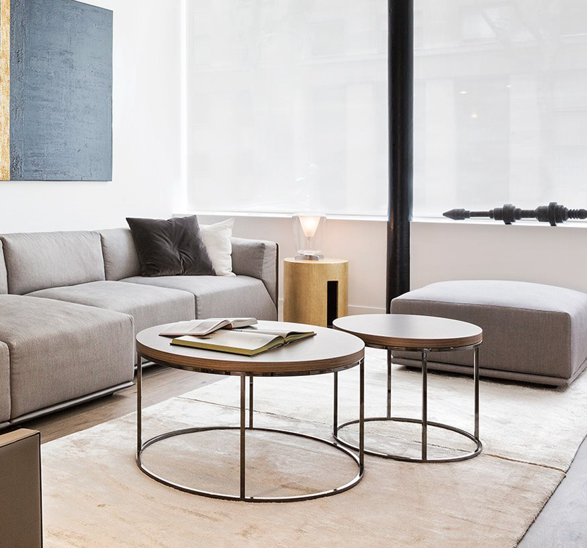 Стол журнальный  MERIDIANI BLOM 85 Live