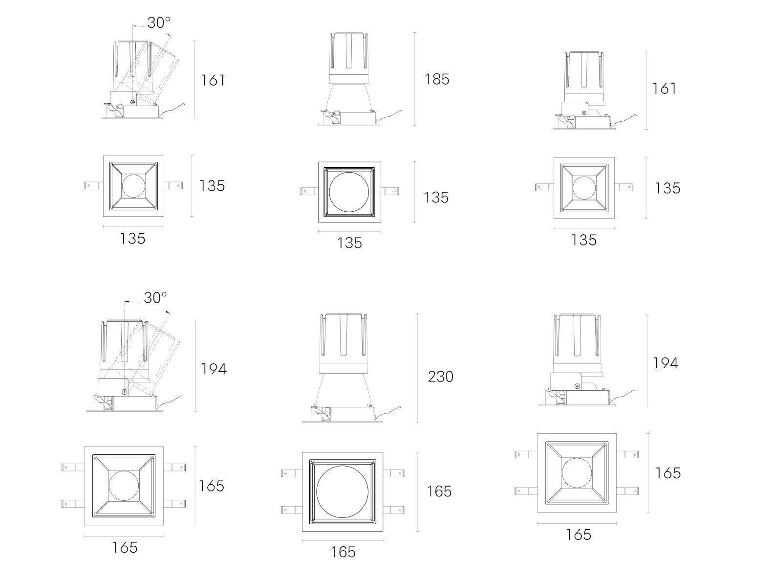 Квадратный светодиодный светильник PAN Nemo ARCH-00083249 - Вид №5