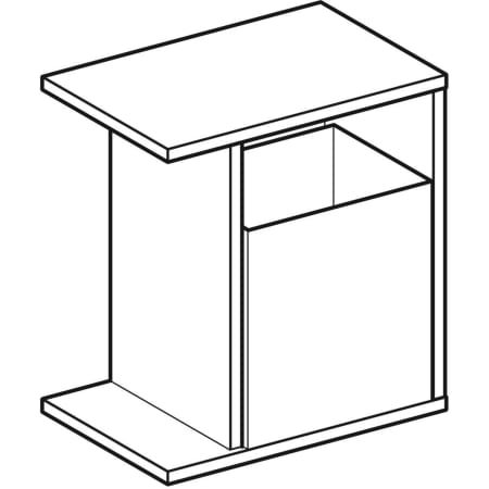 840239000 Шкафчик Geberit iCon с многофункциональным ящиком Geberit  - Вид №1