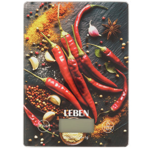 9237203 Кухонные весы LEBEN 268-064 разноцветный