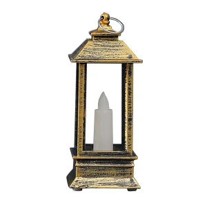 89378377 Фонарь Свеча для дома 1 светодиод 9.2 см золотой STLM-1529009