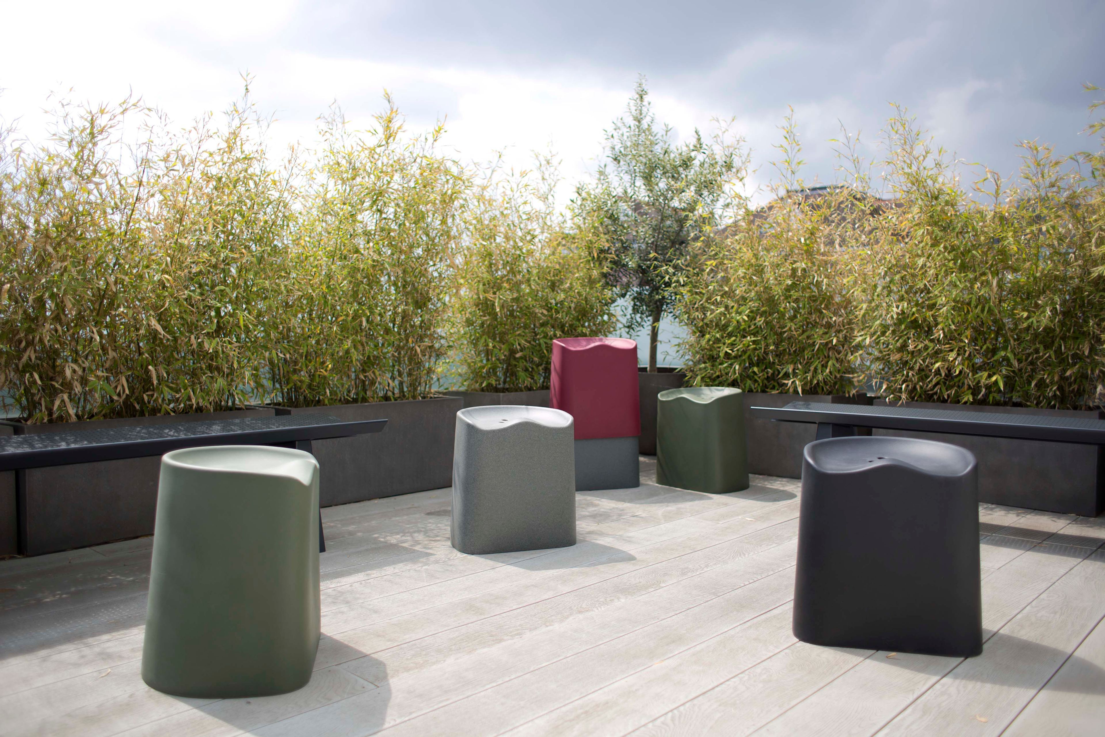 Штабелируемый стул из полиэтилена Established&Sons BUTT ARCH-00017124 - Вид №3