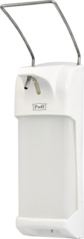 1402.177 Локтевой дозатор универсальный для жидкого мыла и дез растворов 1000 мл пластиковый 8194 PUFF  - Вид №1