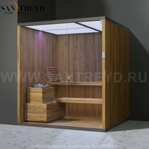 Effegibi BODYLOVE S BL20200004 Сауна. Установка: в левый угол. Мощность: 8 кВт макс. Размеры: длина 200 см, ширина 176 см. Отделка: термообработанная древесина и гладкая термообработанная древесина.