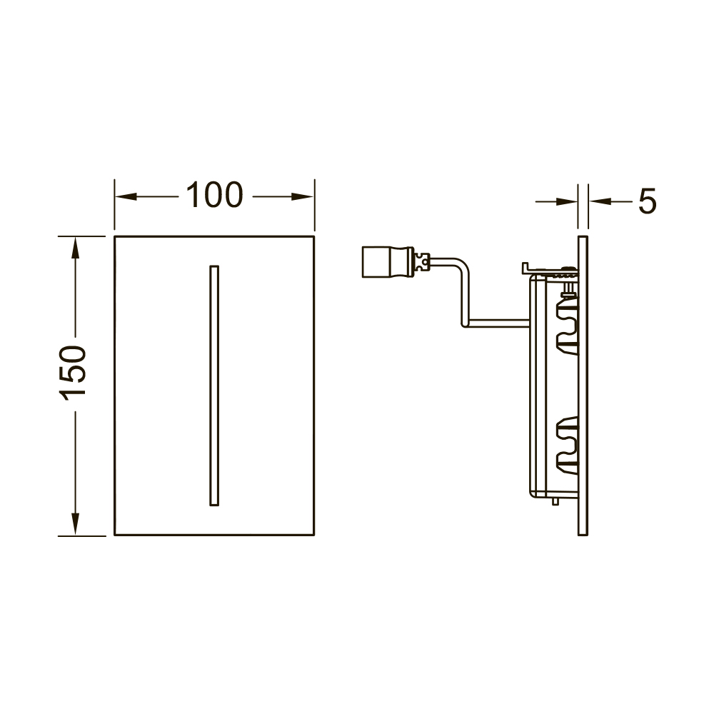 9242024 filo-Velvet электронные системы смыва Tece  - Вид №1
