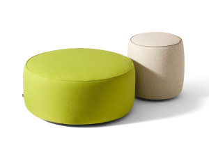 Ткань съемный сад пуфик