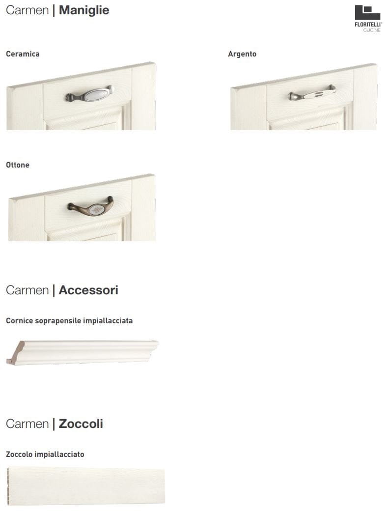 Линейная секционная кухня из ясеня Floritelli Cucine ARCH-00074128 - Вид №6