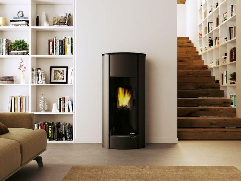 PALAZZETTI Пеллетная печь из стали и стекла класса а ++ sun-id-1408747 - Вид №6