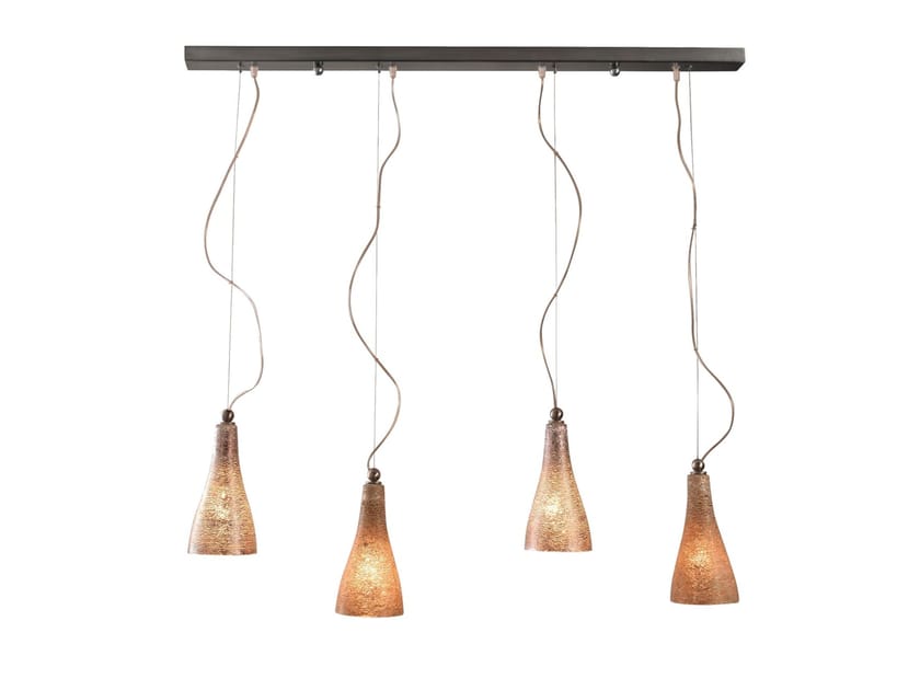 Стеклянный светодиодный подвесной светильник Lampex Italiana Glass ARCH-00016040