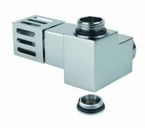 Carlo Poletti V555T10RSX Держатель коаксиальный, правый или левый с соединением под стальную трубу.ù